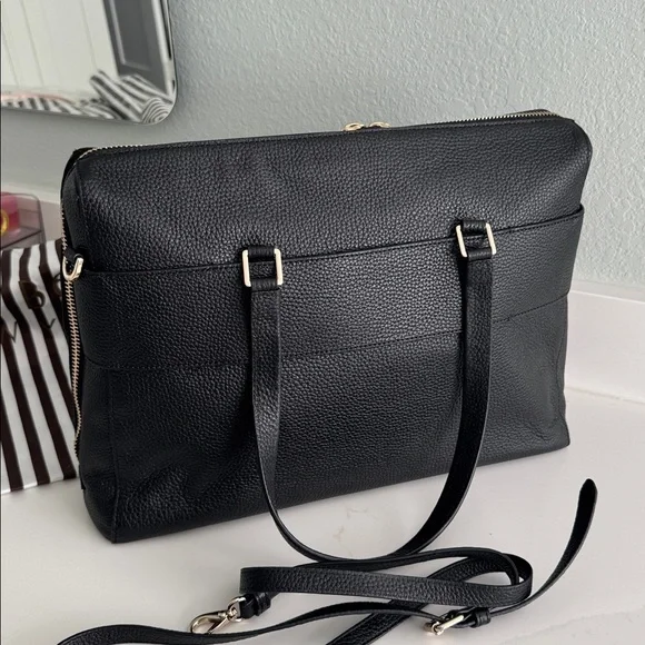 NEW Henri Bendel Noho Pebbled Briefcase - Picture 7 of 11